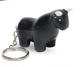 Bull Keychain Stress Reliever Toy