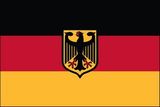 Custom Germany w/ Eagle Nylon Outdoor Flags of the World (2'x3')