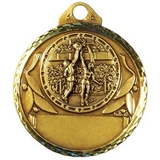 Custom Stock Basketball Female Medal