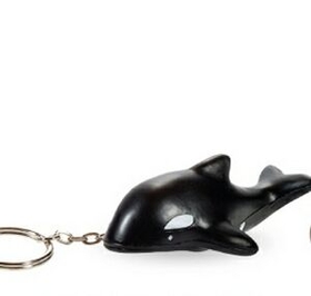 Custom Killer Whale Keychain Stress Reliever Toy