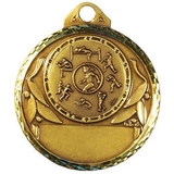 Custom Stock Track Female Medal