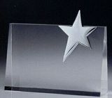 Custom Small Top Star Award - Rectangle, 6