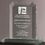 Custom Beveled Jade Glass Arch Award, Price/piece