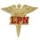 Blank Lpn Caduceus Lapel Pin, 1" W, Price/piece