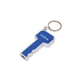 Custom The Key LED Keychain/Flashlight - Blue, 1.25