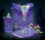 Custom Frosted Colored Poly Die Cut Grape Bag/ 4 Mil (7