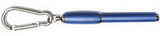 Custom Mini Blue Pen with Carabiner Clip