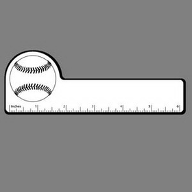 Custom 6" RULER W/ Baseball