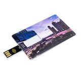 Custom 8GB Credit Card USB Flash Drive, 3 3/8