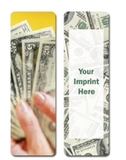 Custom Stock Full Color Digital Printed Bookmark - Financial