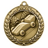 Custom 2 3/4'' Pinewood Derby Wreath Award Medallion
