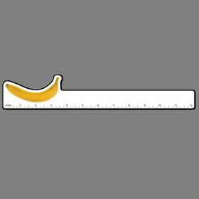 12" Ruler W/ Full Color Banana