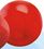 Blank 16" Inflatable Translucent Red Beach Ball