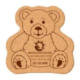 Custom Teddy Bear Cork Coaster