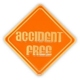 Blank Accident Free Pin, 7/8