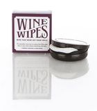 Blank Wine Wipes/Mirror Compact with 20 Disposable Wipes