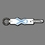 Custom 4cp Ribbon Awareness Light Blue Key Clip, Price/piece