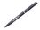 Custom Matte Plastic Twist Pen with Flared Top and Chrome Trim, Price/piece