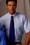 Custom Light Blue Men's Short Sleeve Executive Button Down Shirt, Price/piece
