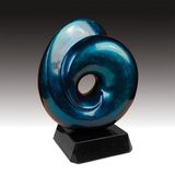 Custom Blue Art Sculpture Award (14