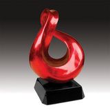 Custom Red Art Sculpture Award (14