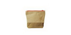 Custom Canvas Gadget Bag, 5.5" W x 6" H x 1.75" D