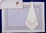 Placemat Set - Christmas Dot Linen