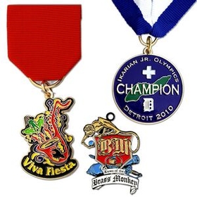Custom Die Struck Iron Economy Medal (1-1/2")