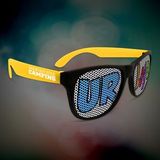 Yellow Custom Neon Billboard Sunglasses