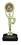 Custom 9 1/2" Black & Gold Trophy w/Victory Figure, Takes Insert, Price/piece