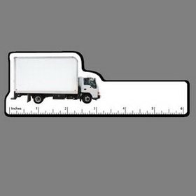 6" Ruler W/ Full Color Cargo Delivery Truck