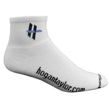 Custom Super Soft Cotton Anklet Sock with Knit-In Logo
