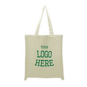 Custom Promotional Tote with Self Fabric Handles, 15" W x 16" H