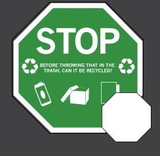 Custom Stock Mini Stop Sign Magnet (3