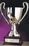 Custom Large Silver Plated Aluminum Champions Cup Award, 10" H, Price/piece
