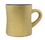 Custom 10 Oz. Vitrified Cancun Diner Mug (Yellow campfire), Price/piece