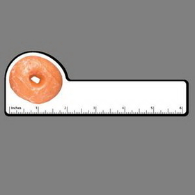 Custom 6" Ruler W/ Full Color Glazed Donut