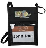 Custom Full Color multi pocket Event Pouches w/ adjustable Lanyard, 6.75
