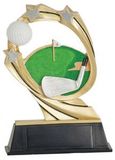 Custom Golf Cosmic Resin Figure Trophy (7