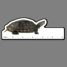 Custom 6" Ruler W/ Full Color Turtle