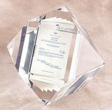 Lucite 14 Sided Cube Embedment (2 1/2