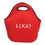 Custom Zippered Neoprene Lunch Bag, 11 3/4" L x 11 3/4" W x 6 1/4" H, Price/piece