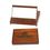 Custom Flip Top Rosewood Colored Business Card Holder, Price/piece