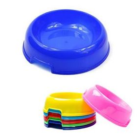 Custom Plastic Pet Bowl, 4 1/2" L x 5 1/3" W x 2 1/6" H