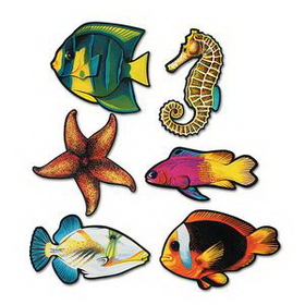 Custom Fish Cutouts, 15" L
