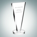 Custom Success Optical Crystal Award (Medium), 7 1/2