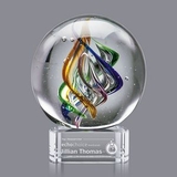 Custom Galileo Hand Blown Art Glass Award