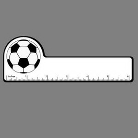 Custom 6" Ruler W/ Soccer Ball