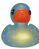 Custom Rubber Light Up Star Gazer Duck