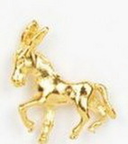 Custom Gold Donkey Stock Cast Pin